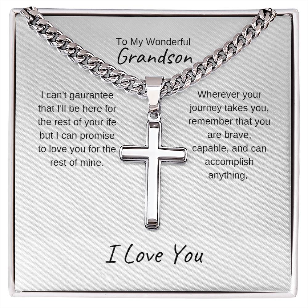 To My Wonderful Grandson