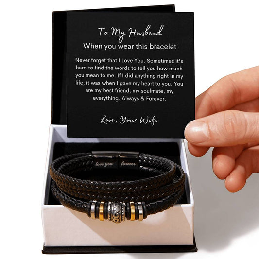 Men's "Love You Forever" Bracelet