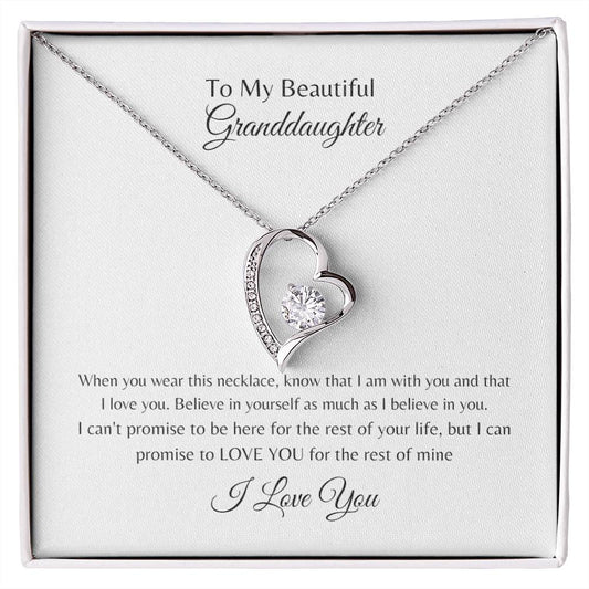 To My Beautiful Granddaughter